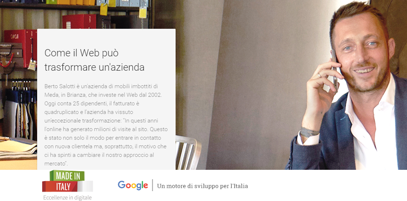 BertO in Eccellenze in digitale with Google