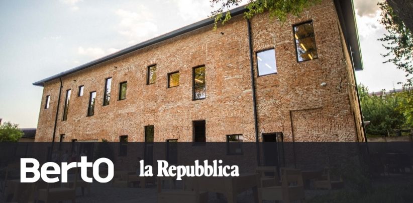 Sustainability: BertO Studio at LOM reported on in the newspaper La Repubblica