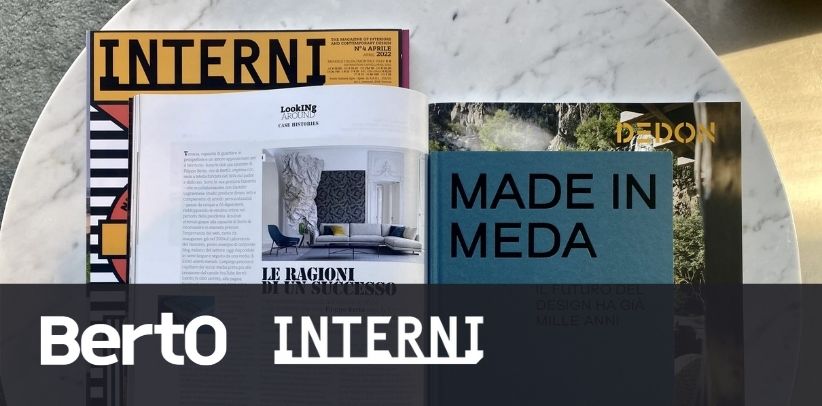 INTERNI Magazine: BertO and Made in Meda featured in 