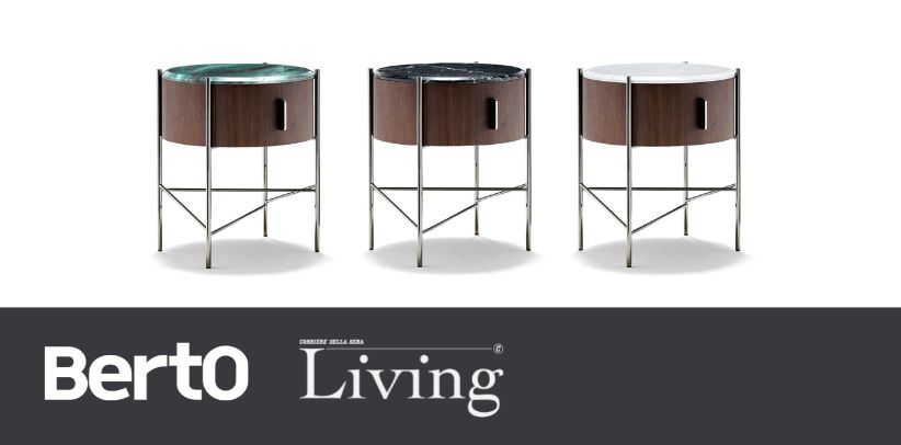 Living - Corriere della Sera: Roi bedside tables