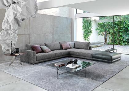 Modular sofa Tommy with right-hand chaise-longue  – BertO