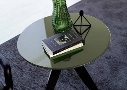 Circus green lacquered coffee table - BertO