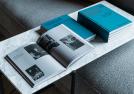 Made in Meda - Il futuro del design ha già mille anni book open on the sofa table