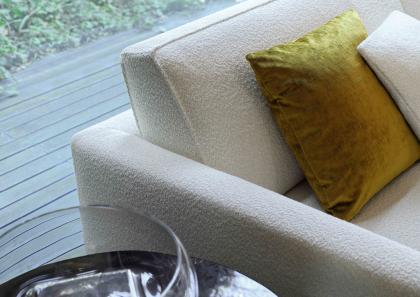 Tommy modular sofa armrest detail - BertO