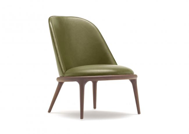 Armchair with curved back ready for delivery - Berto Outlet