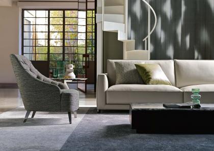 Tommy sofa with Emilia armchair - BertO