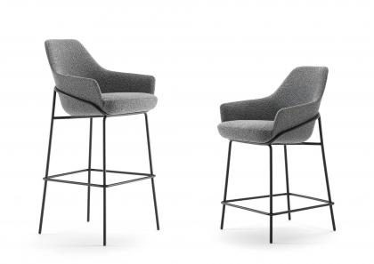 Jackie kitchen stool with armrests - BertO