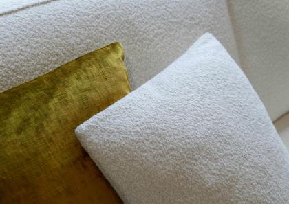 Clem soft cushion in Bouclè fabric - BertO