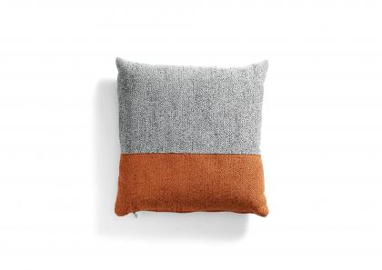 Two-tone colored cushion Chris in fabric - BertO