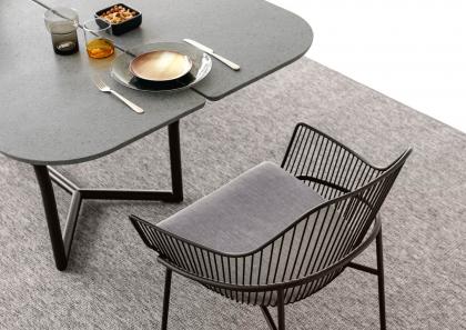 CJ garden table with Jackie outdoor chair - BertO