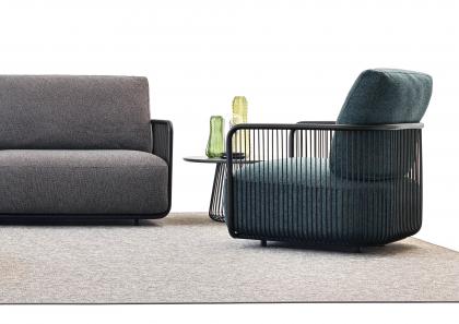 Caroline outdoor armchair Sounds Collection - BertO