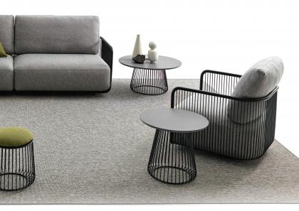 Caroline outdoor armchair Outdoor Sounds Collection - BertO