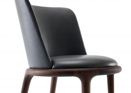 Joan modern elegant chair structure detail - BertO