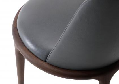 Joan modern elegant chair seat detail - BertO 