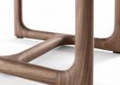 Solid wood base in Canaletto walnut natural finish - BertO	