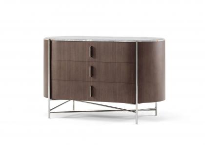 Curved designer chest of drawers 315 - BertO	
