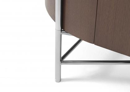 Detail of Hilly modern sideboard supporting structure - BertO	
