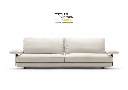 DAVID MODERN LEATHER SOFA