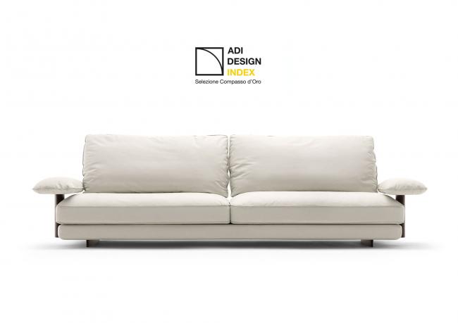David modern leather sofa - BertO