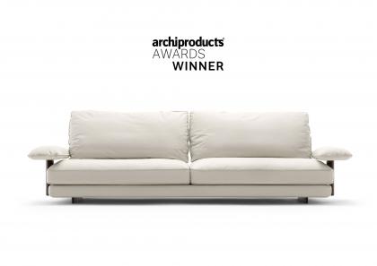 DAVID MODERN LEATHER SOFA