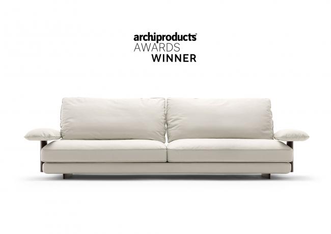 David modern leather sofa - BertO