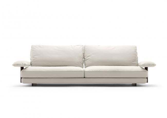 David modern leather sofa - BertO