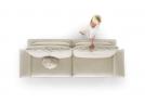 David leather modern sofa from above - BertO