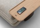 David home cinema sofa with tray armrest for wireless charging - BertO 