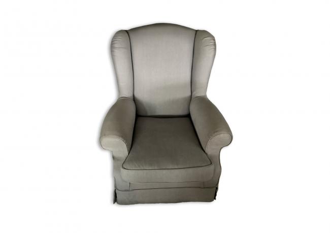 Armchair in limited fabric Cina - Outlet 