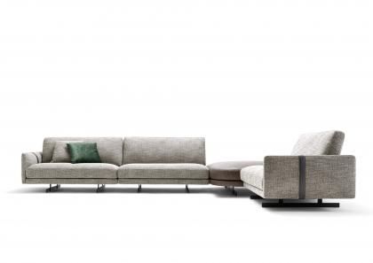 DEE DEE CORNER SOFA WITH POUF
