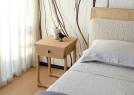 Serenas Oak Design Bedside Table - BertO