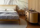 315 Oak and Travertine Design Chest of Drawers - BertO