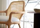 Armrest for elegant oak armchair Patti - BertO