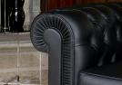 Chester armchair armrest detail - Outlet 