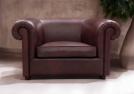 Classic leather armchair York - Outlet 