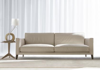 Time Break Leather Sectional Sofa