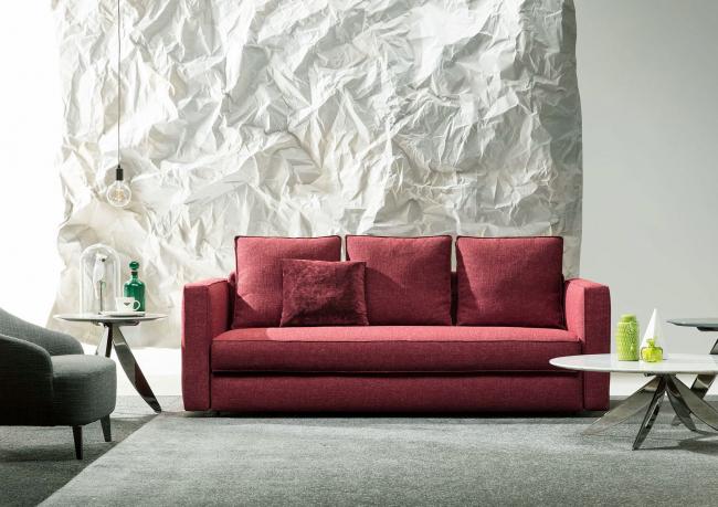 Robinson sofa bed - cm L.215 x P.100 x H.90 - mattress cm 160 x D.200 x H.14 - BertO Salotti