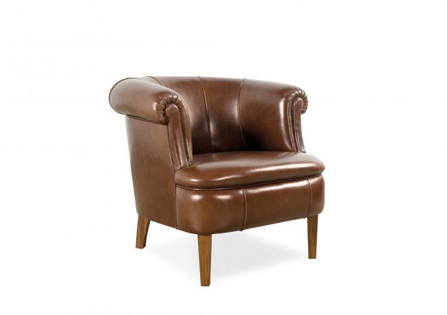 Chelsea armchair in leather