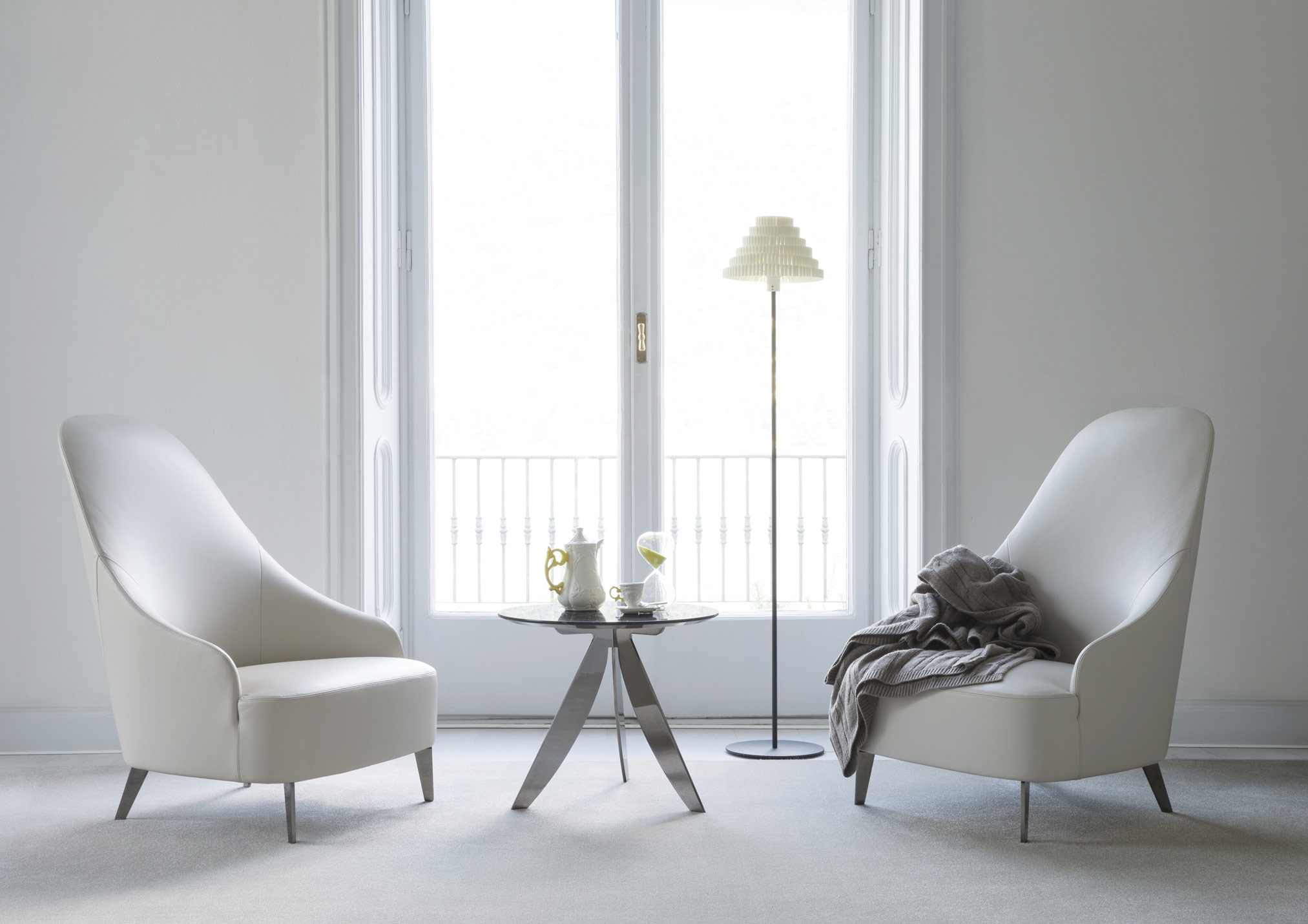 Vanessa High Back Armchair Berto Salotti