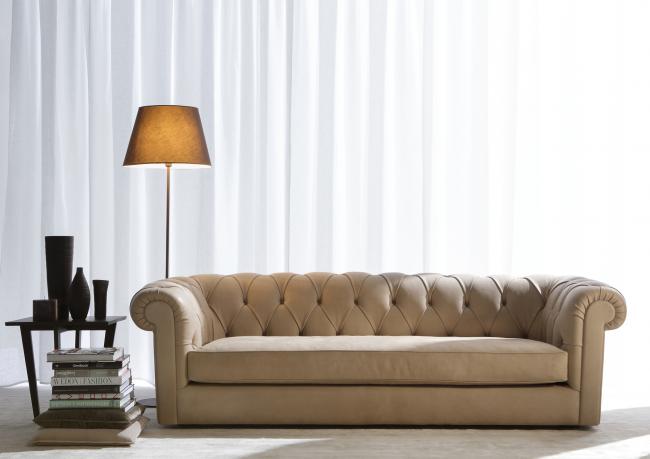 Tufted Sofa Boston - 3 seater cm L.245 x D.105 x H.68