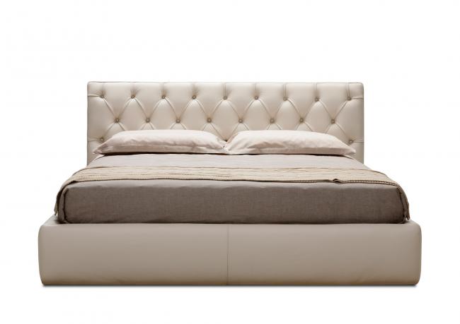 Tribeca leather bed - BertO Outlet