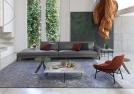 Time Break leather Sofa - cm L.419 x P.135 x H.85