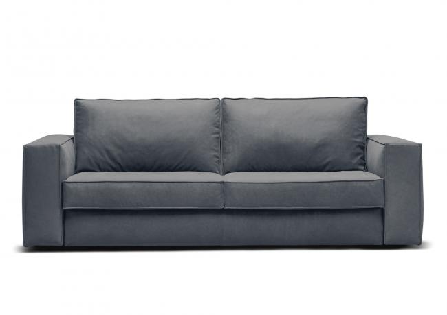 Nemo leather sofa bed - 3 seater cm L.230 x D.100 x H.90