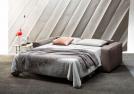 Nemo leather sofa bed - spring mattress cm 160x200 H.14