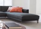 Time Break linen sofa - Chaise longue cm L.104 x P.252 x H.85