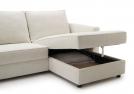 Sofa bed with modular elements and container peninsula