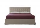 Marais bed - cm L.185 x D.218 x H.110 - slat cm 170 x D.200