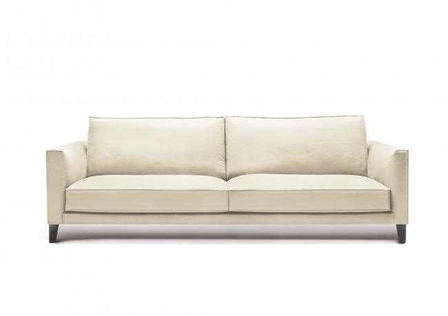 3 seater sofa Time Break in natural white linen