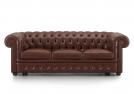 Sofa bed Chesterfield in eco-leather - BertO Outlet
