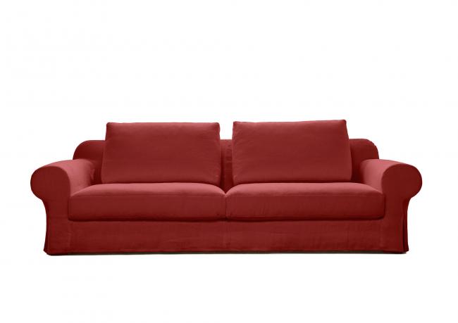 Callas classic sofa - red linen